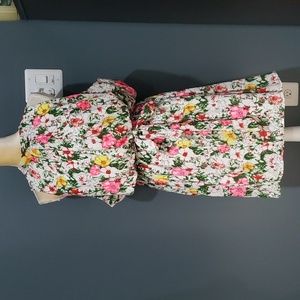 KRISTIN MILES BRIGHT FLORAL HIGH NECK SLEEVELESS DRESS SIZE 3X